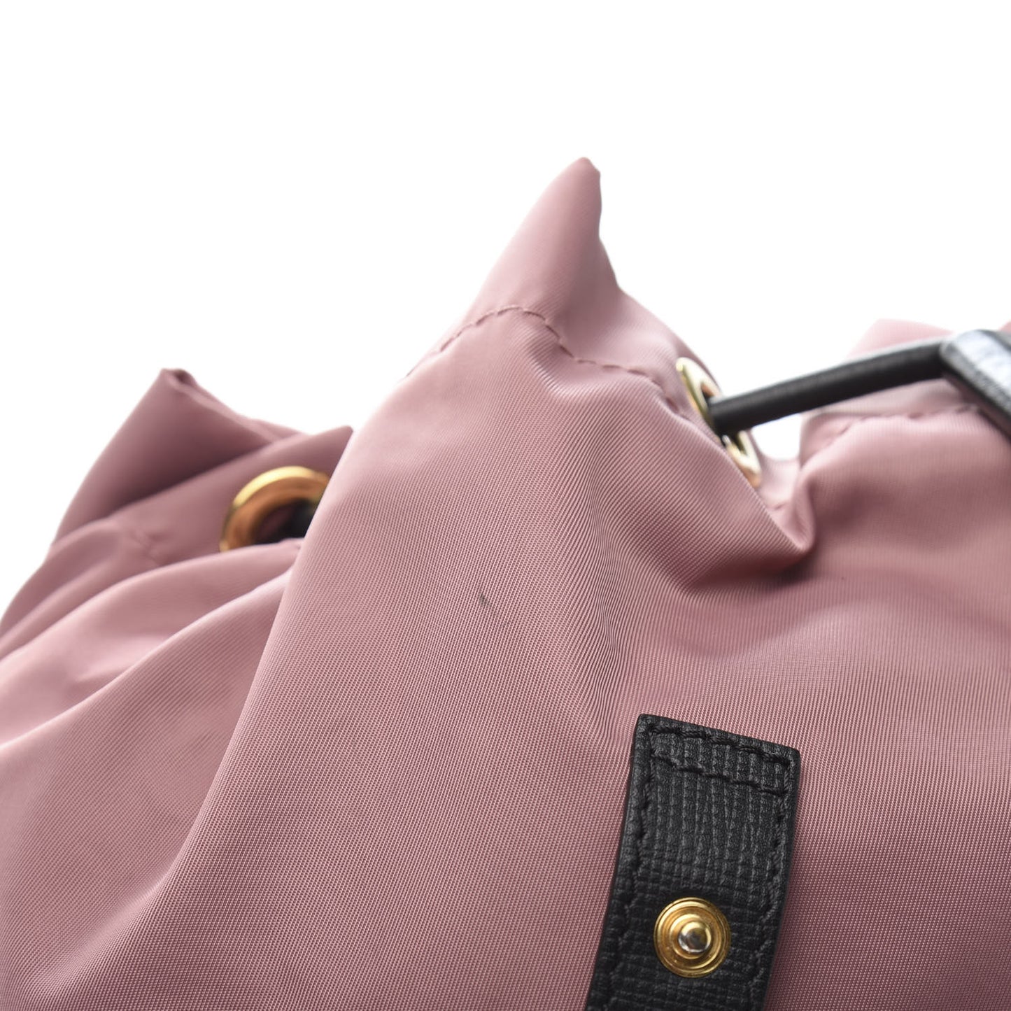 Nylon Medium Rucksack Backpack Mauve Pink