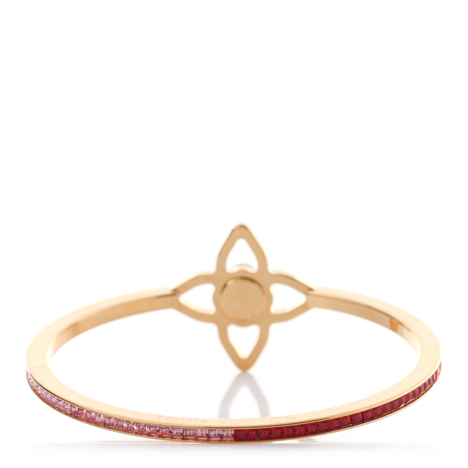 Louis Vuitton Crystal Eye Candy Fleur Bracelet S Multicolor 3 of 5