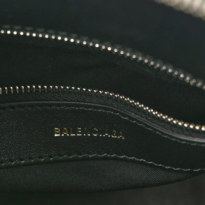Balenciaga Calfskin You Are The World S Ville Top Handle Bag Black Multicolor 6 of 9