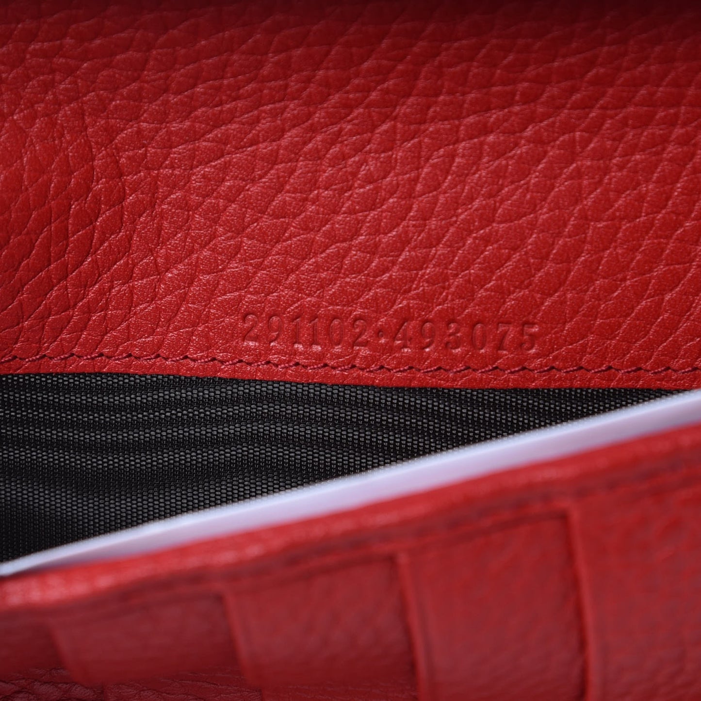 Pebbled Calfskin Soho Zip Around Wallet Vibrant Red
