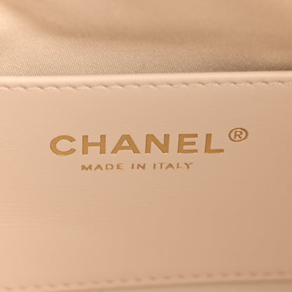 Chanel Caviar Quilted Mini Chanel 25 Handbag White 6 of 11