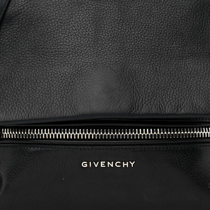 Givenchy Pebbled Calfskin Small Pandora Pure Flap Bag Black 8 of 12