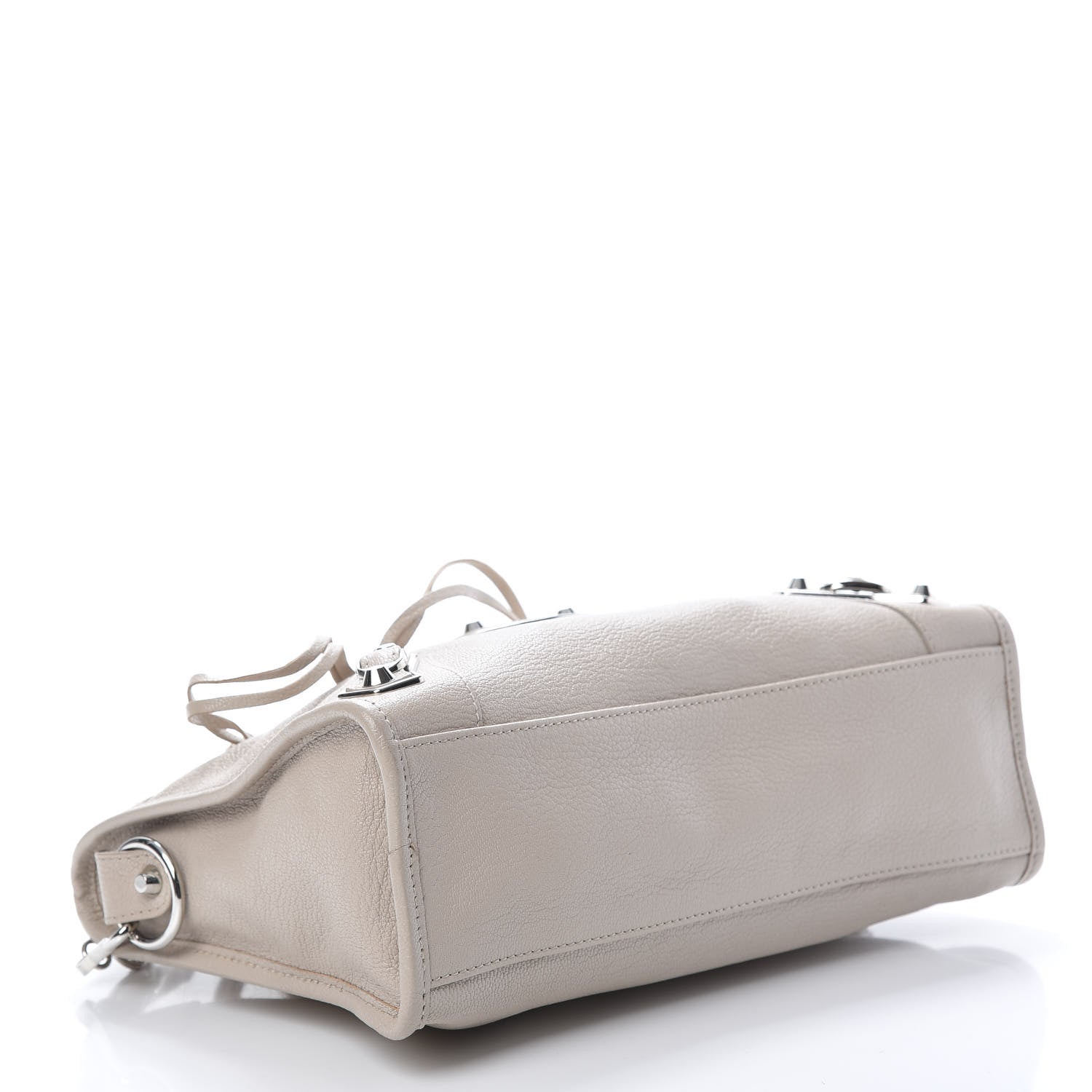 Balenciaga Chevre Silver Metallic Edge S City Beige Praline 3 of 9