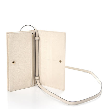 Gucci Dollar Calfskin Mini Swing Wallet Bag Mystic White 5 of 9