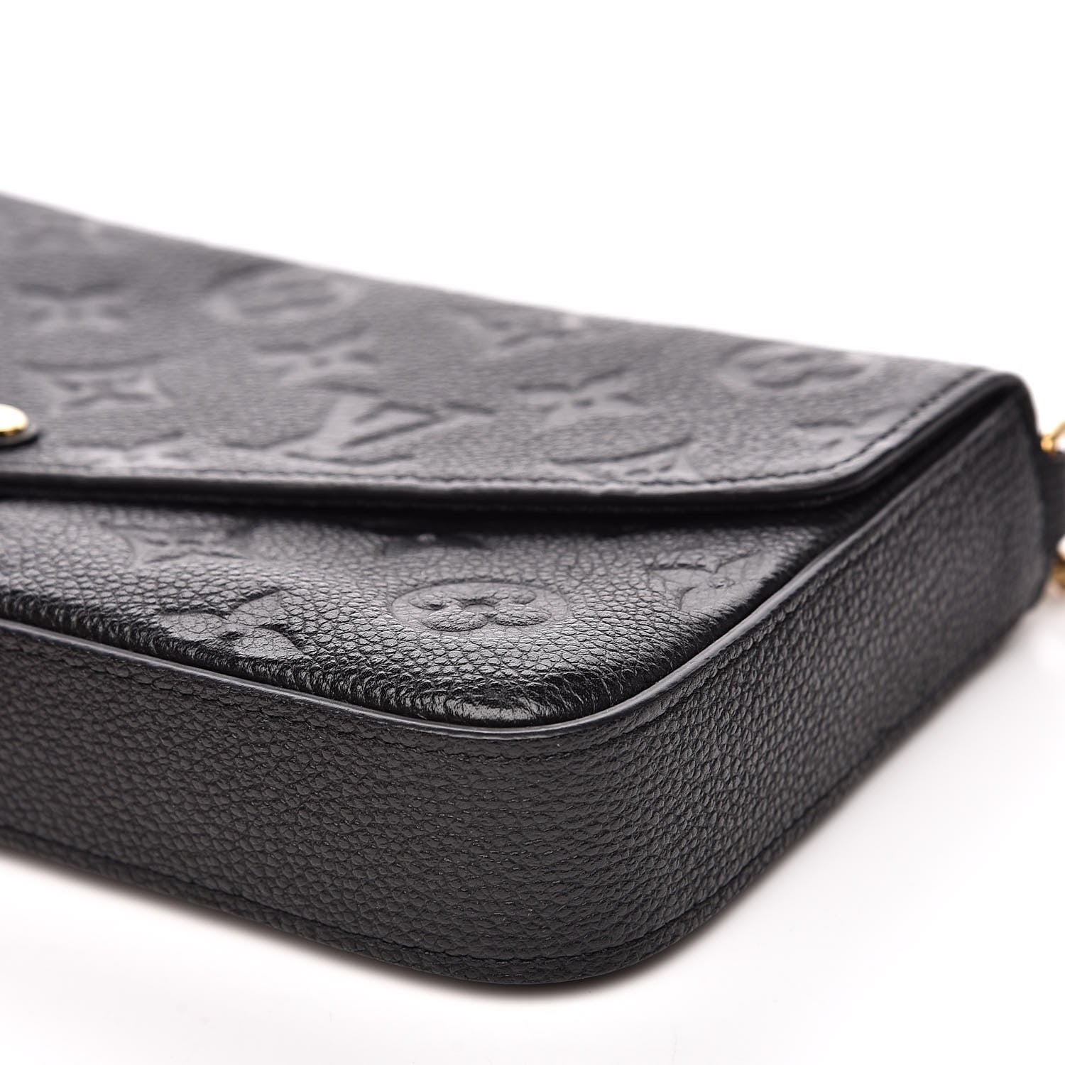 Louis Vuitton Empreinte Pochette Felicie Chain Wallet Black 9 of 13