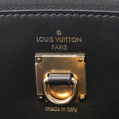 Louis Vuitton Calfskin Monogram Damier Tressage City Steamer MM Creme 6 of 9