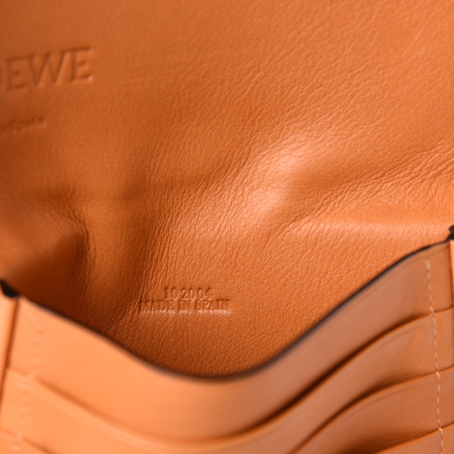 Soft Calfskin Small Heel Bag Apricot