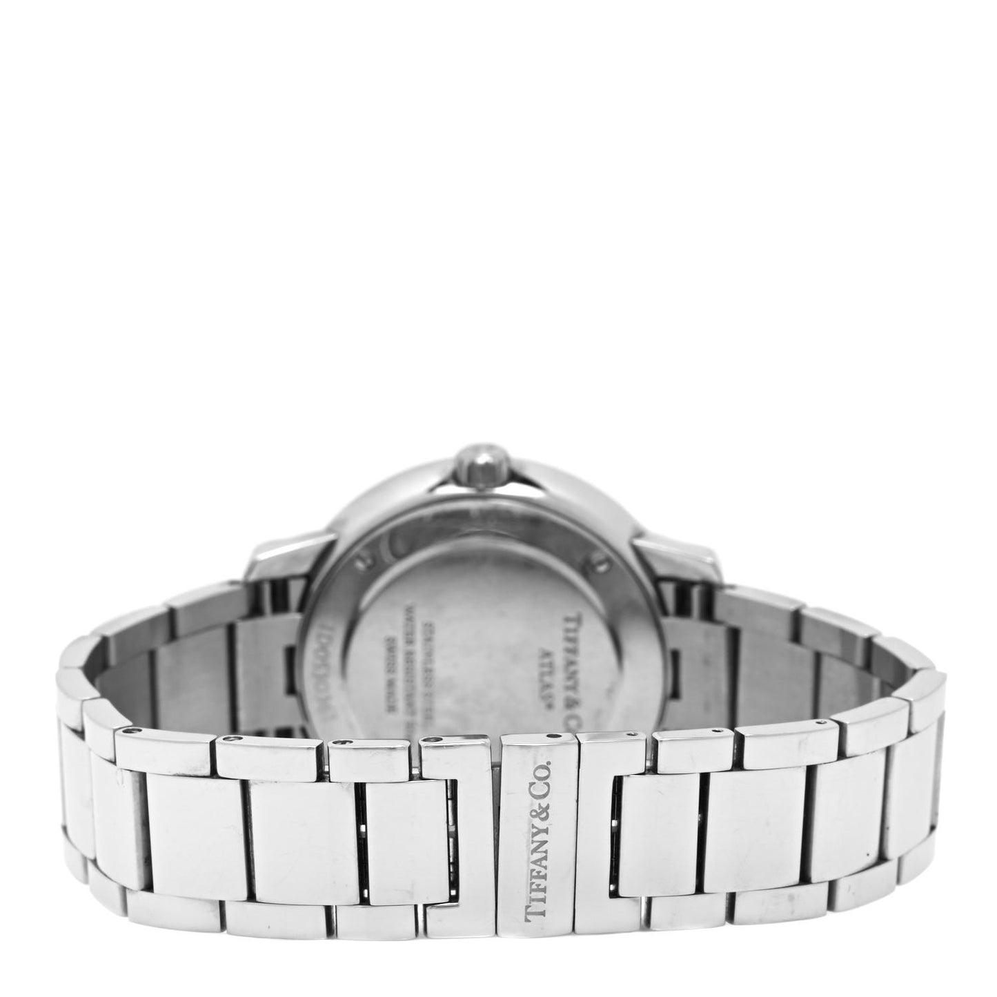 Stainless Steel Diamond Bezel 31mm Atlas 2-Hand Quartz Watch Blue Azure