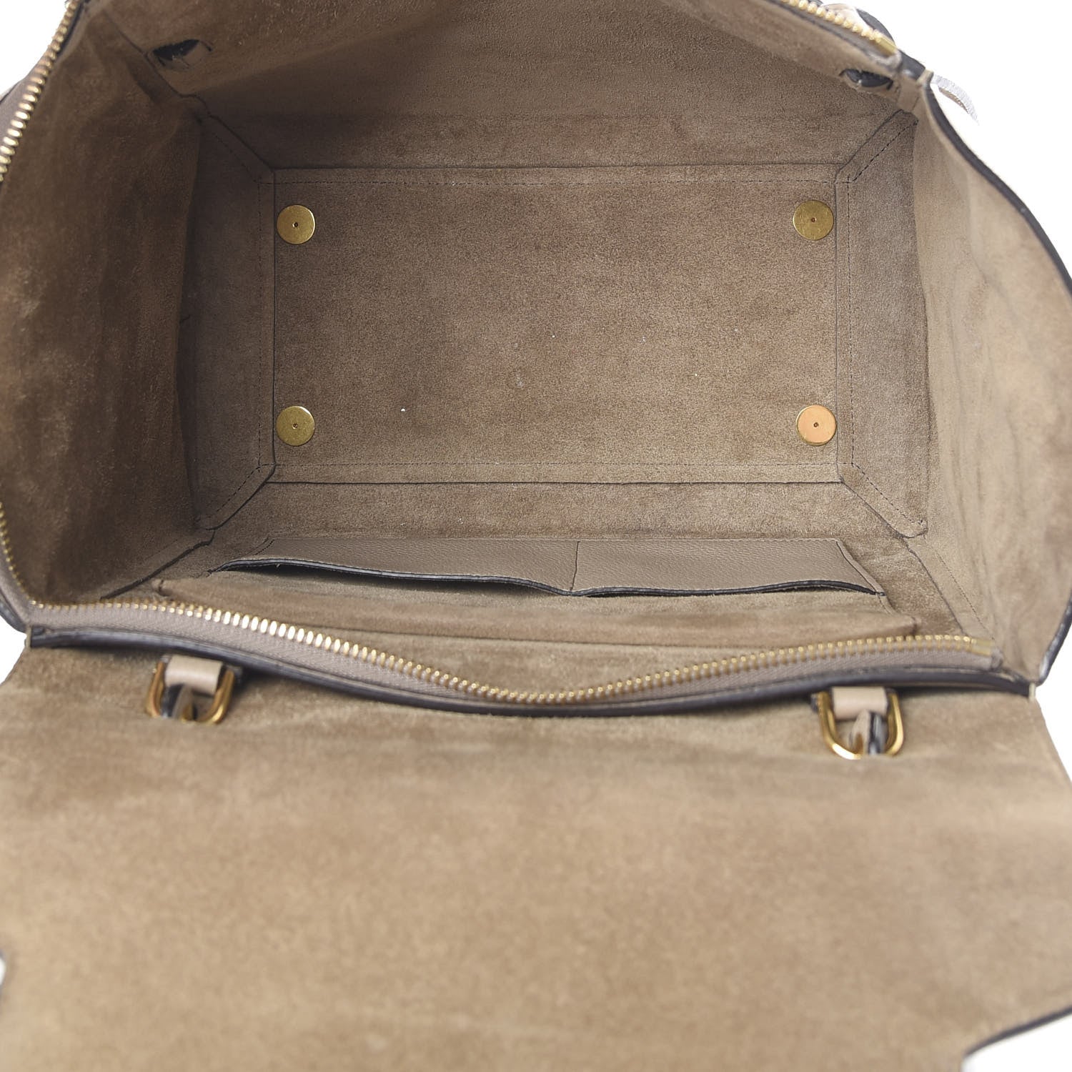 Celine Drummed Calfskin Mini Belt Bag Dune 4 of 23