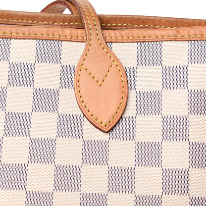 Louis Vuitton Damier Azur Neo Neverfull MM Rose Ballerine 12 of 15