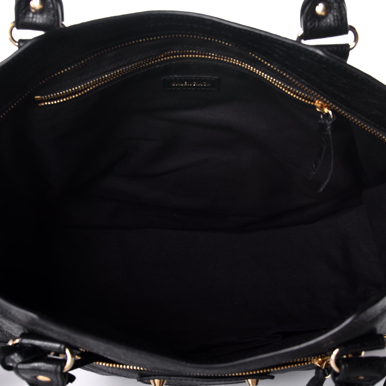 Balenciaga Agneau Classic Gold Hardware City Graffiti Logo Strap Black 6 of 9