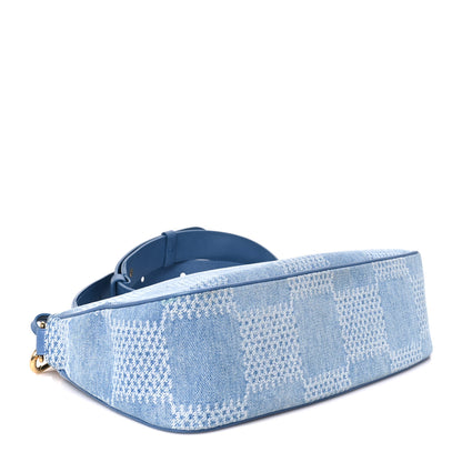 Louis Vuitton Damier Denim 3D Pochette Accessoire XL Blue 4 of 13