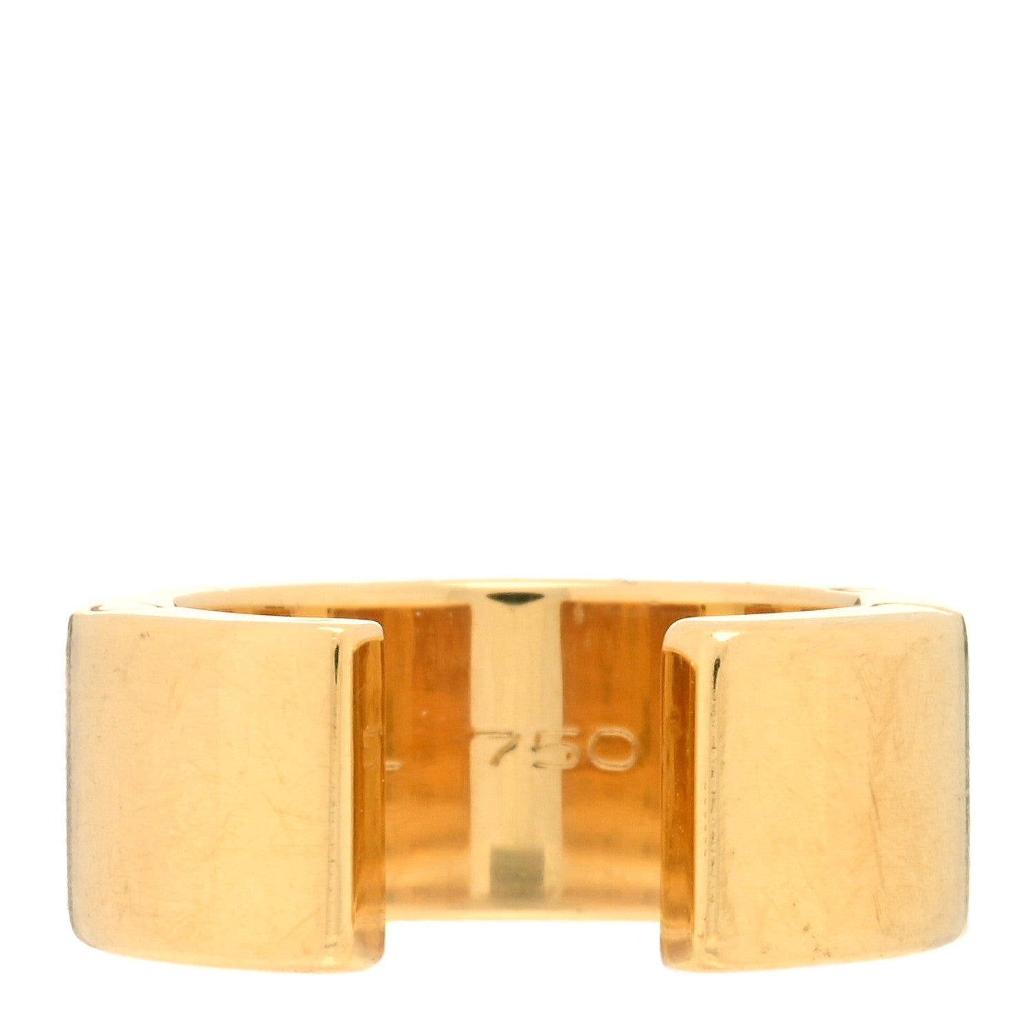Chanel 18K Yellow Gold Open Band Ring 49 4.75 1 of 4