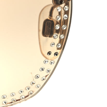 Chanel Crystal CC Logo Sunglasses 4105-B Gold 8 of 8