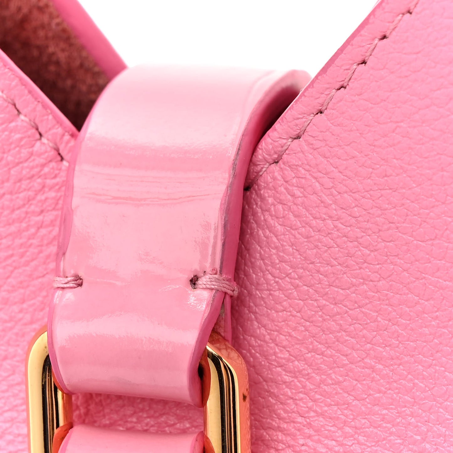 Grained Calfskin Mini G-Lock Hobo Pink