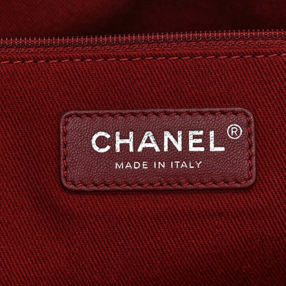 Chanel Canvas Small Deauville Tote Red 6 of 10