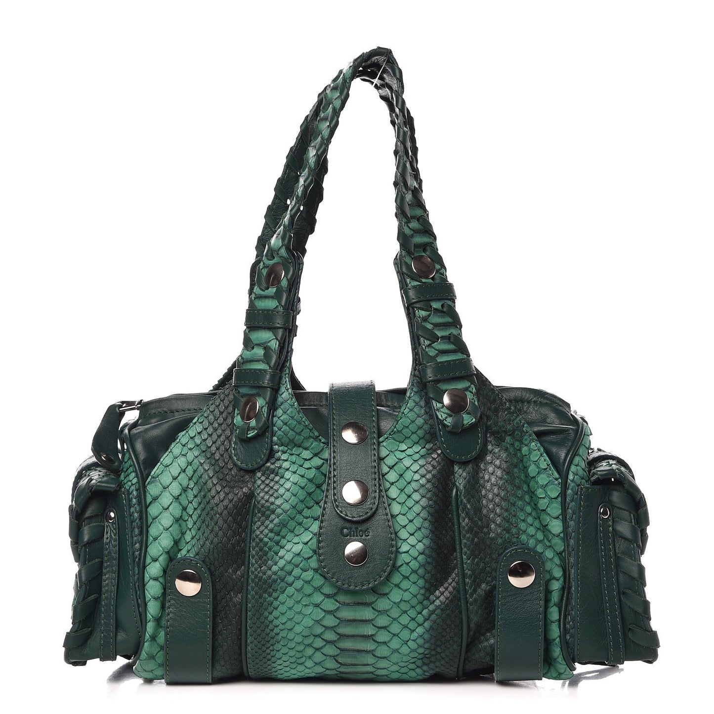 Python Silverado Shoulder Bag Emerald