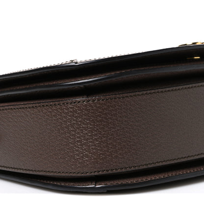 Gucci GG Supreme Monogram Web Small Ophidia Flap Messenger Bag Brown 8 of 9