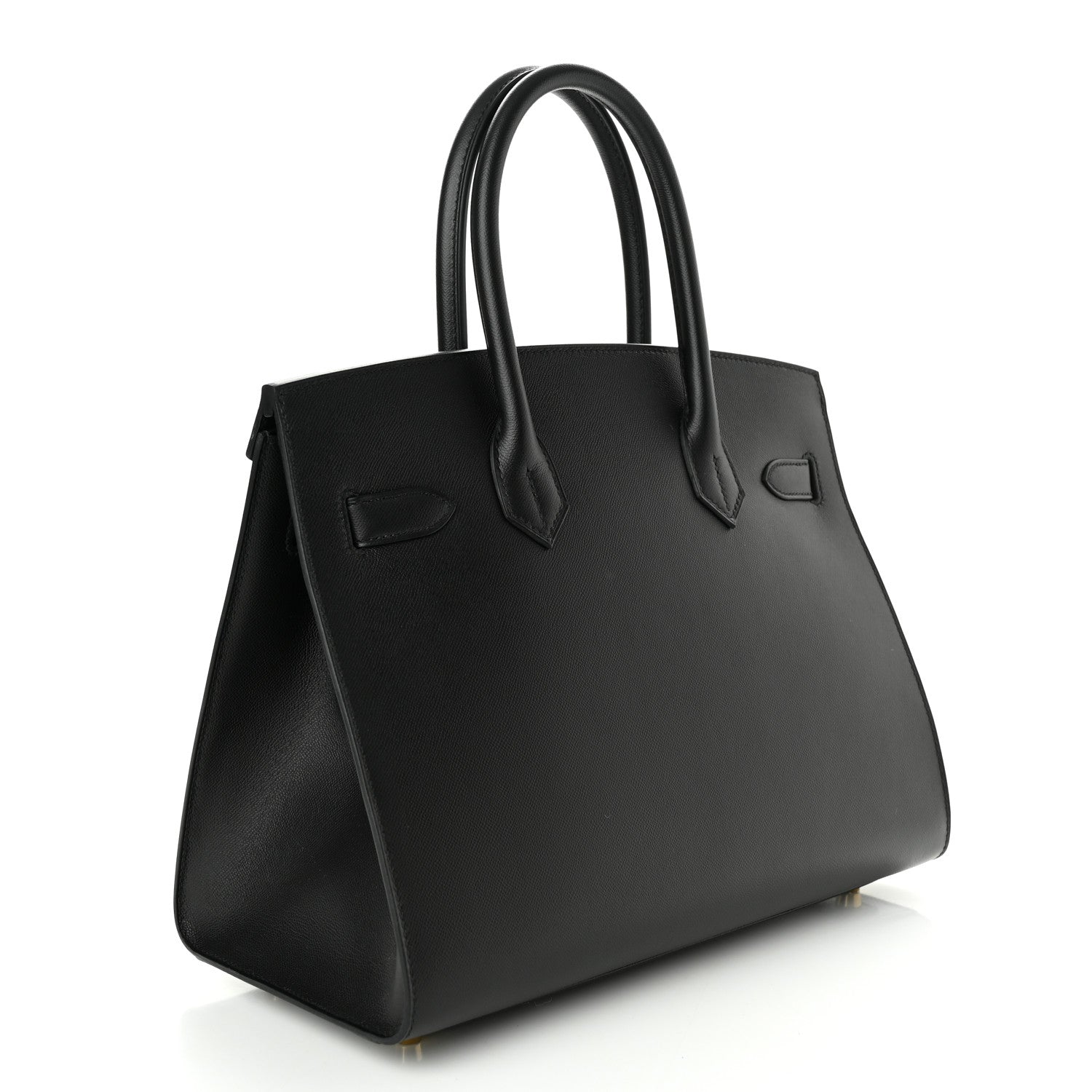 Hermes Madame Calfskin Birkin Sellier 30 Black 2 of 11