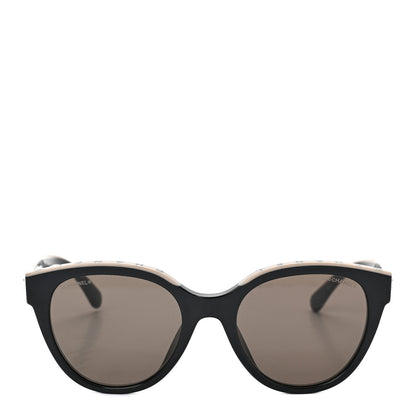 Chanel Acetate CC Butterfly Sunglasses 5414-A Black 2 of 8