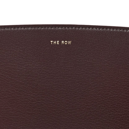 The Row Saddle Calfskin Dalia Baguette Shoulder Bag Raisin 7 of 9