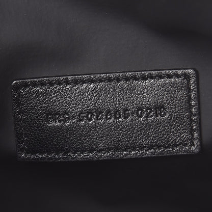 Saint Laurent Lambskin Matelasse Cosmetic Case Black 6 of 7