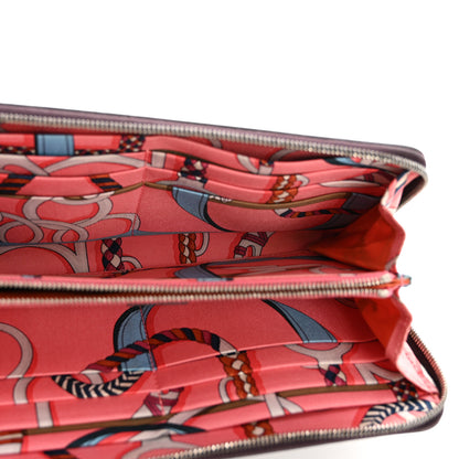Hermes Epsom Silk'In Wallet Raisin 5 of 11