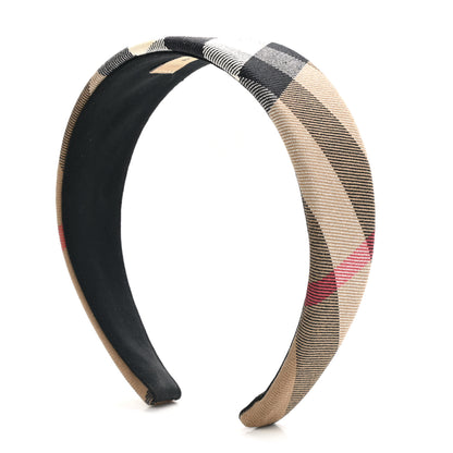 Burberry Canvas Nova Check Headband 2 of 4