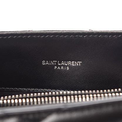 Saint Laurent Calfskin Y Quilted Monogram Medium Loulou Chain Satchel Black 6 of 10