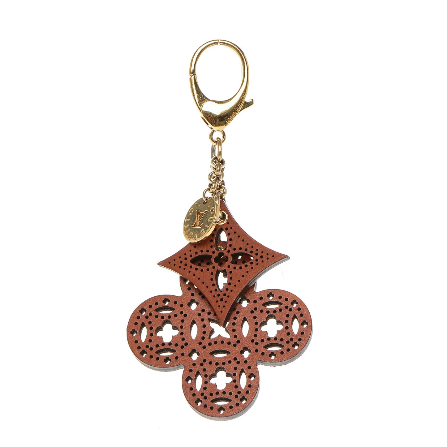 Perforated Arabesque Bag Charm