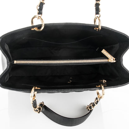 Chanel Caviar Quilted Grand Shopping Tote GST Black 5 of 7