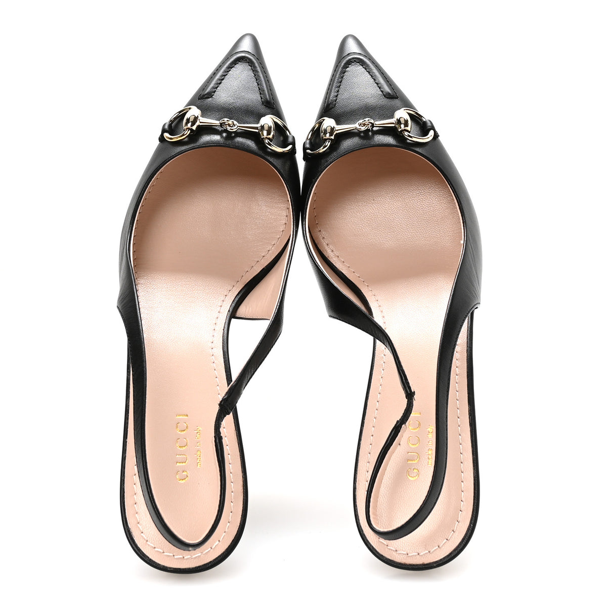 Malaga Kid Horsebit 45mm Slingback Pumps 39.5 Black