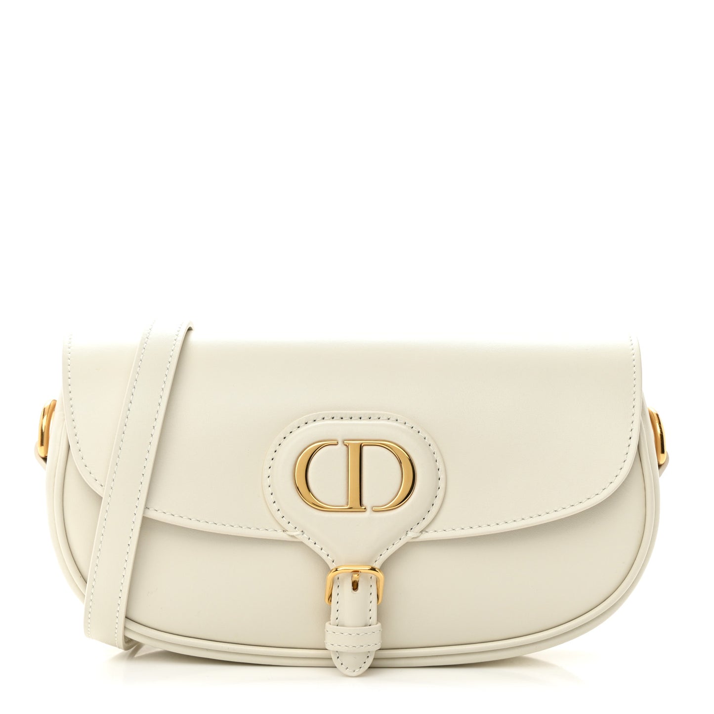 Box Calfskin East West Bobby Bag Latte