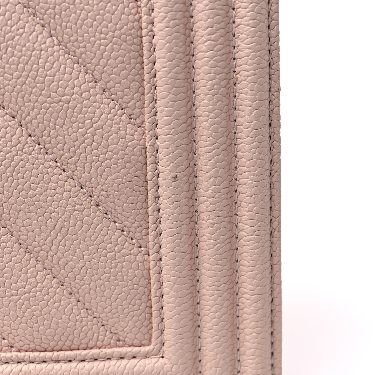 Caviar Chevron Quilted Medium Boy Flap Nude