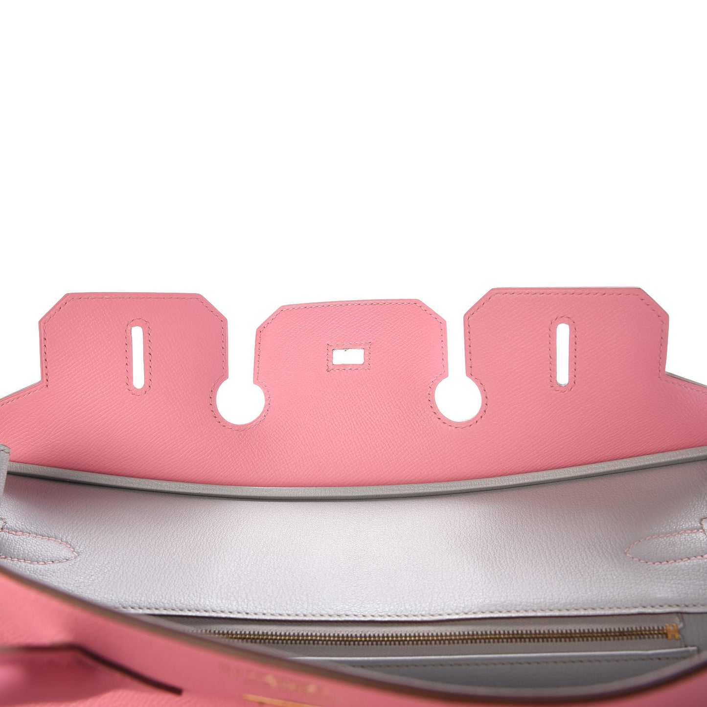 Epsom Horseshoe Birkin 35 Rose Confetti Gris Perle