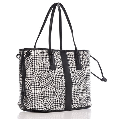 MCM Visetos Medium Liz Reversible Shopper Tote Black 6 of 14