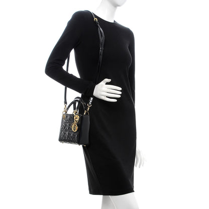 Christian Dior Patent Cannage Mini Lady Dior Black 2 of 6