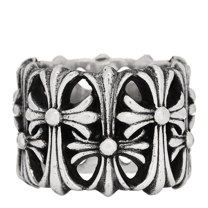 Chrome Hearts Sterling Silver Cemetery Cross Ring 63 10.25 3 of 6