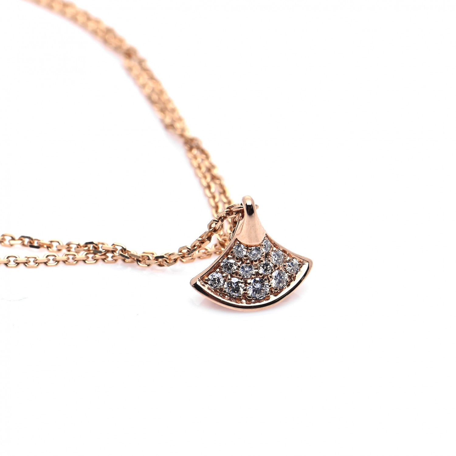 Bulgari 18K Rose Gold Diamond Divas' Dream Bracelet 4 of 6