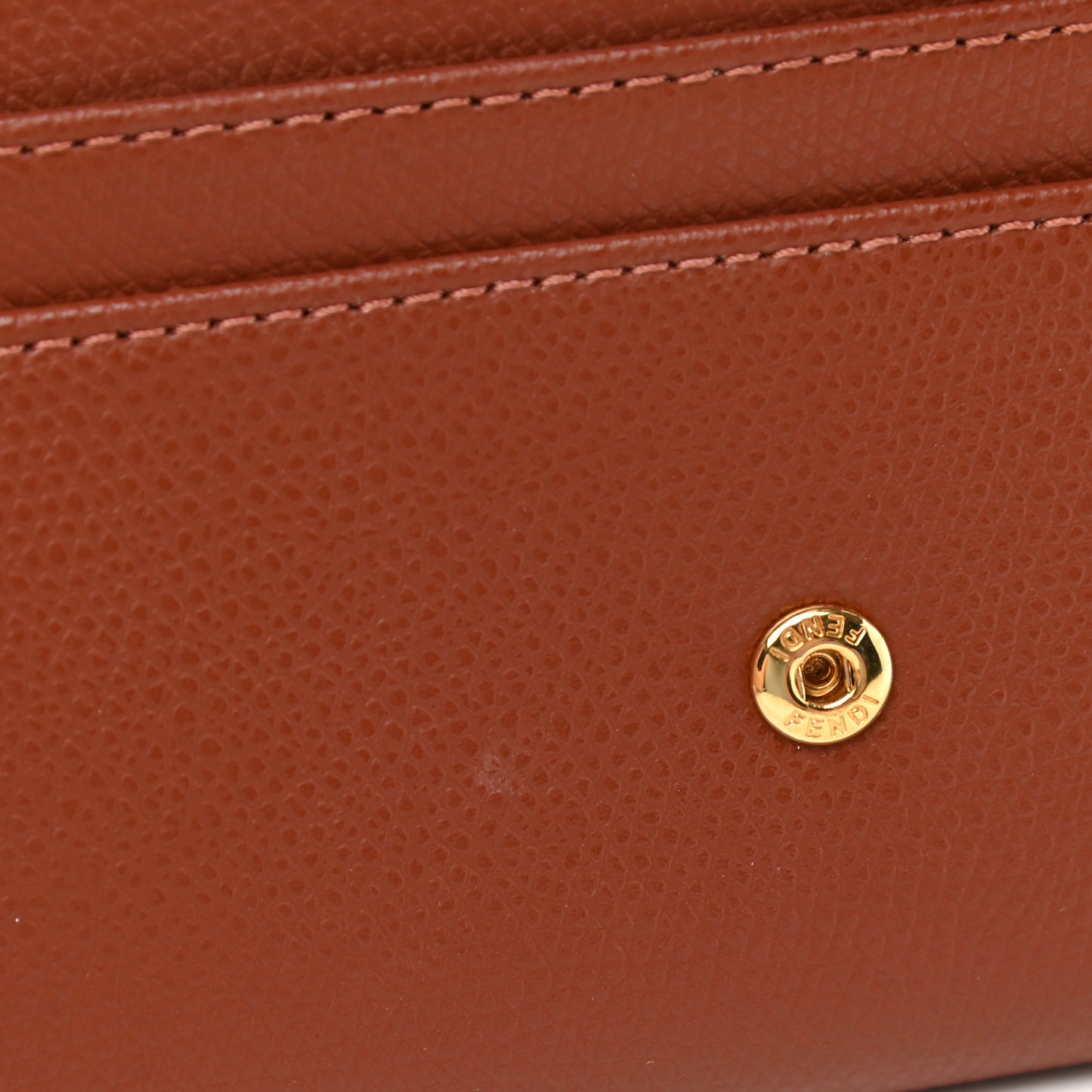 Vitello Cruise F is Fendi Continental Envelope Wallet Rust