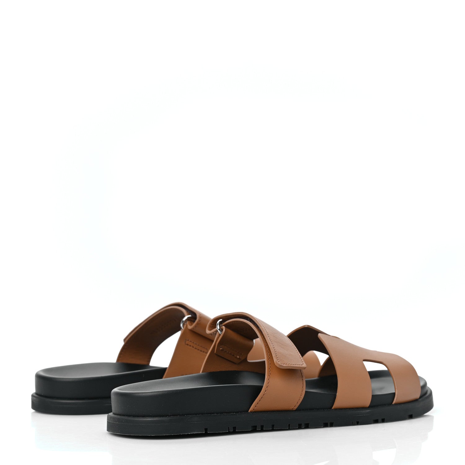 Hermes Calfskin Womens Chypre Sandals 40.5 Naturel 4 of 8