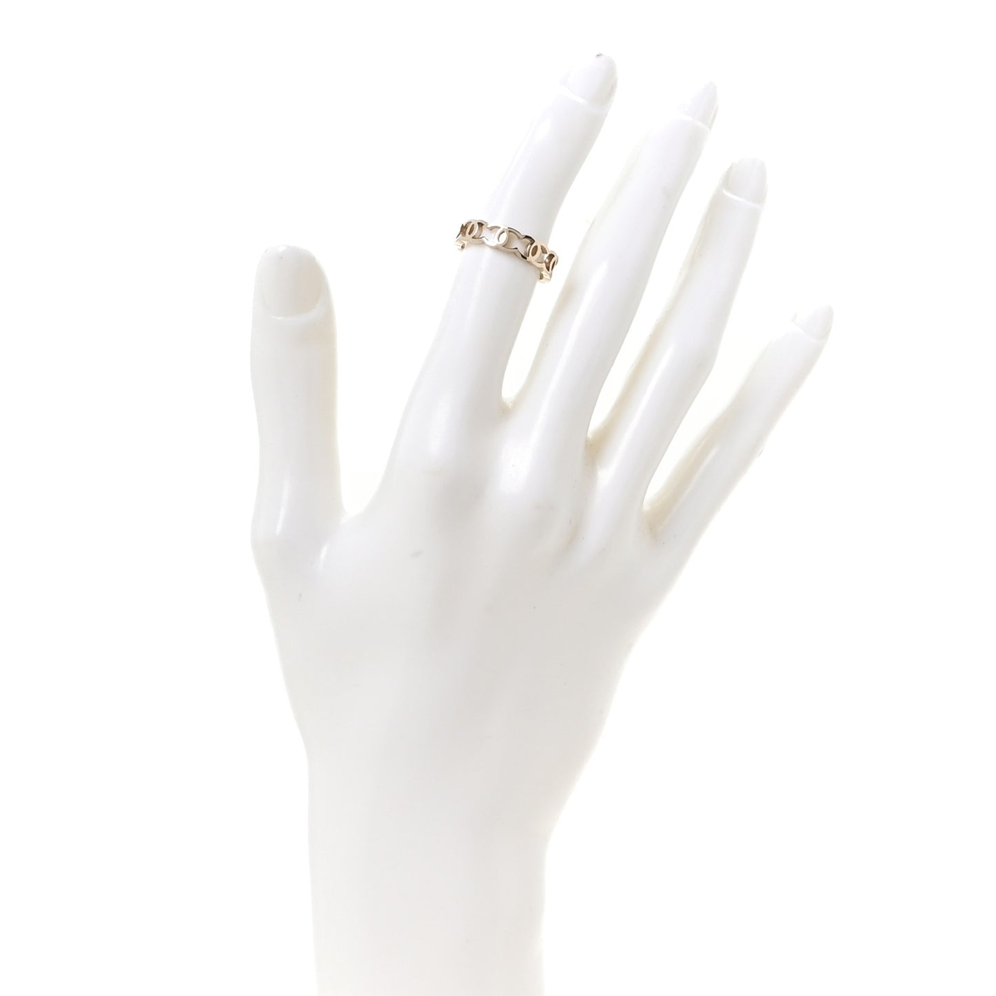 Metal CC Ring 53 6.25 Gold
