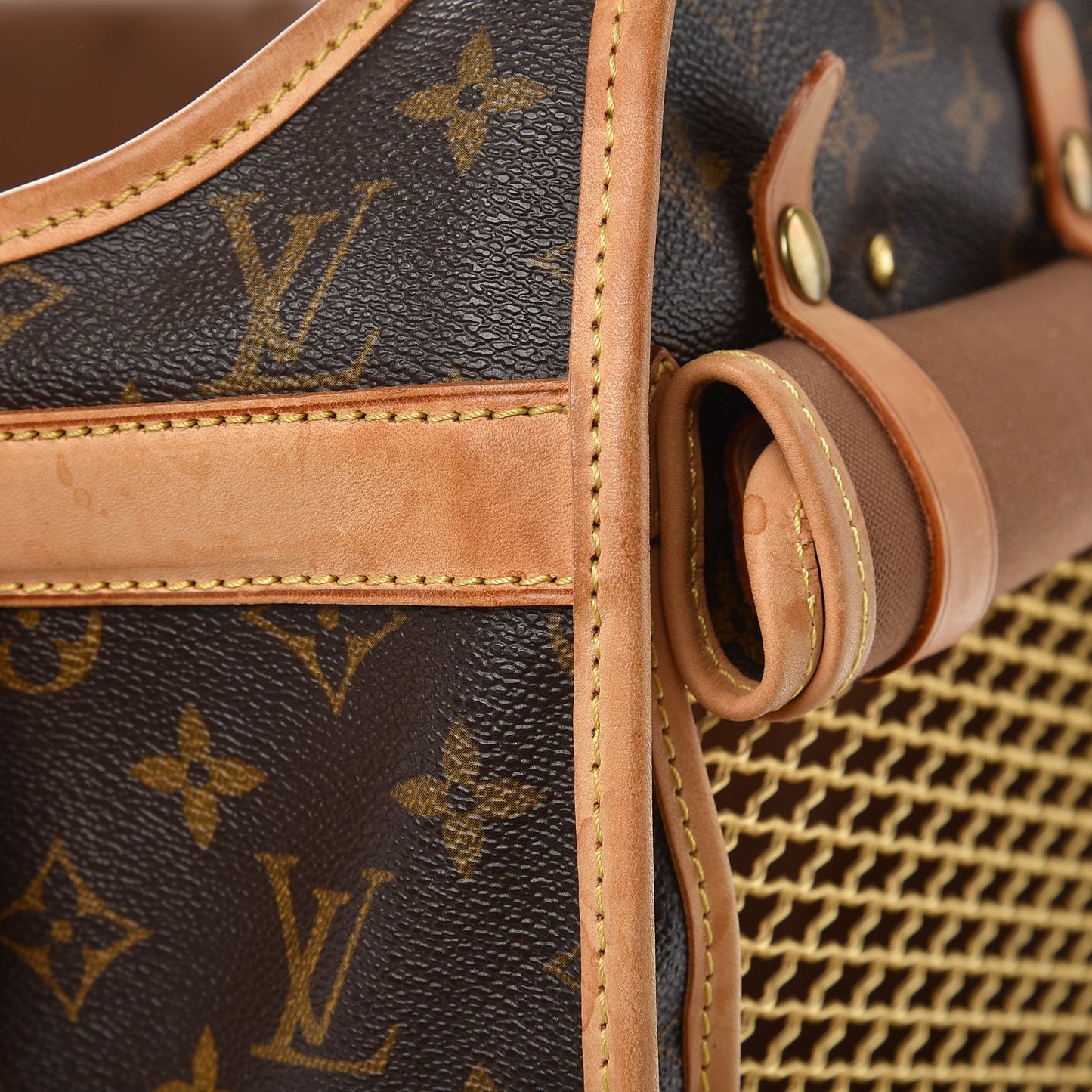 Monogram Sac Chien 40 Pet Carrier