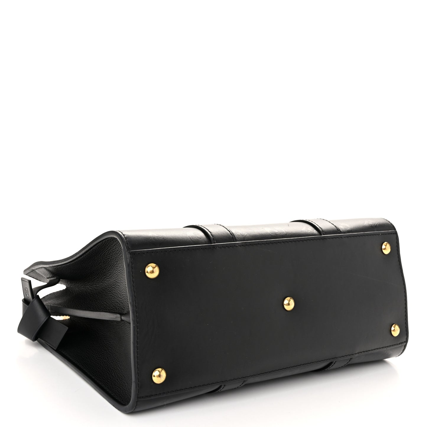 Monogram Cuir Plume Very Tote MM Black
