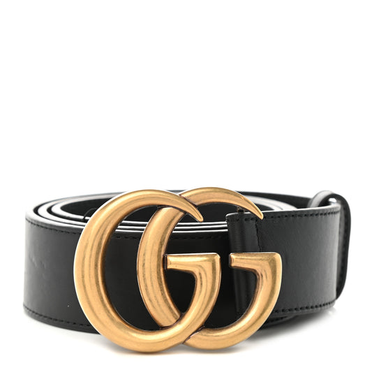 Calfskin Double G 40mm Belt 95 38 Black