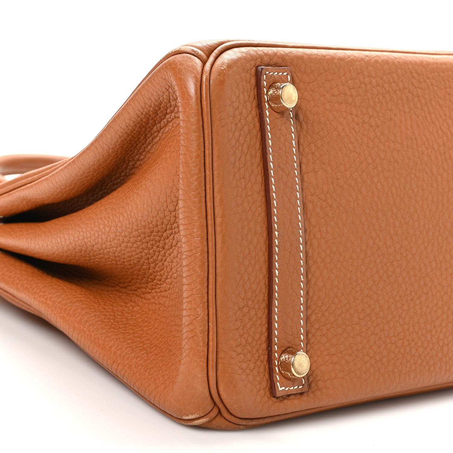 Hermes Taurillon Clemence Birkin 30 Gold 9 of 11