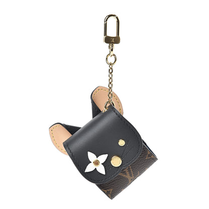Louis Vuitton Monogram Cat Earphones Case Black 1 of 4