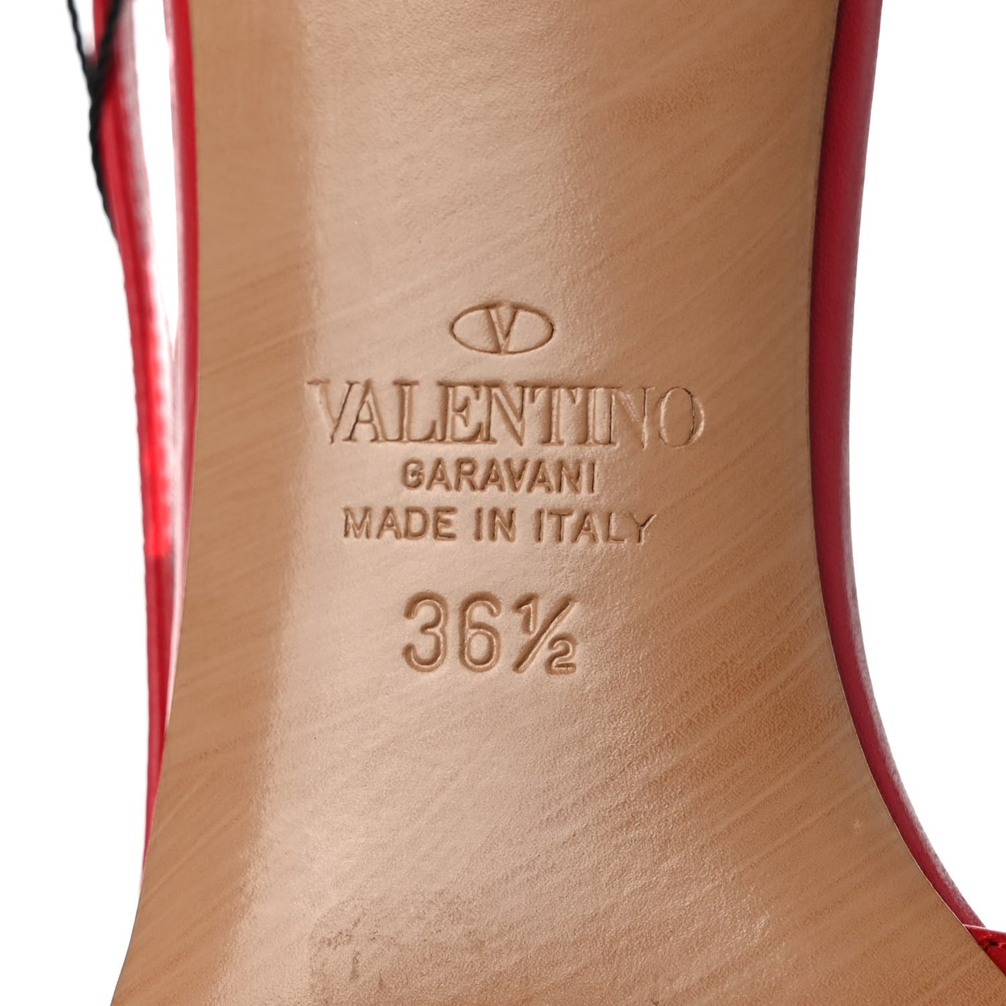 Calfskin Vlogo Slingback 40mm Pumps 36.5 Rouge Pur