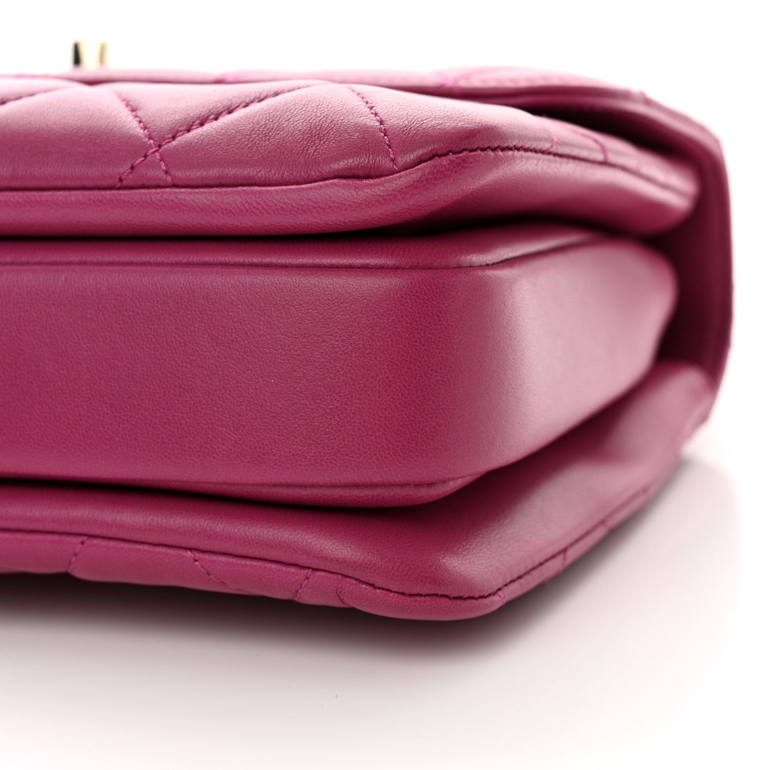 Chanel Lambskin Quilted Small Trendy CC Flap Dual Handle Bag Purple 10 of 11