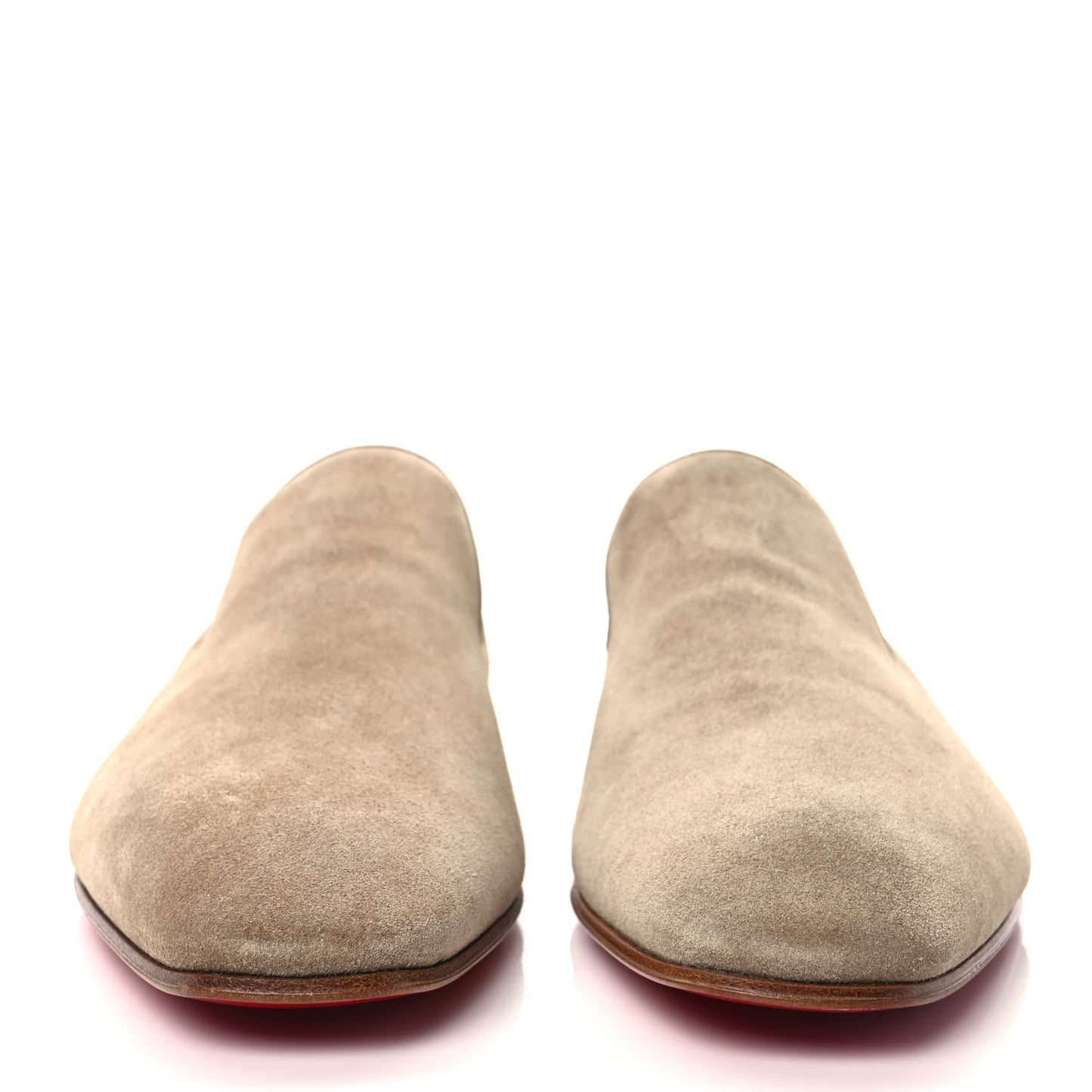 Veau Velours Mens Dandelion Flat Loafers 45 Champignon